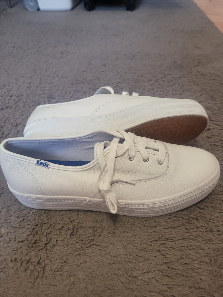 Keds Champion Leather Platform Sneakers - White - photo 2