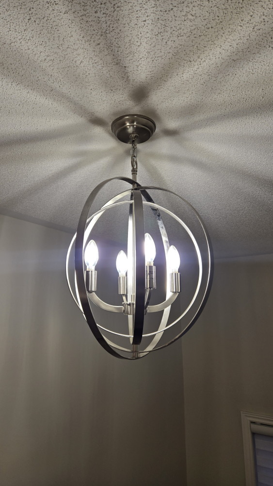 Stainless Steel Hanging Light Fixture - photo 3