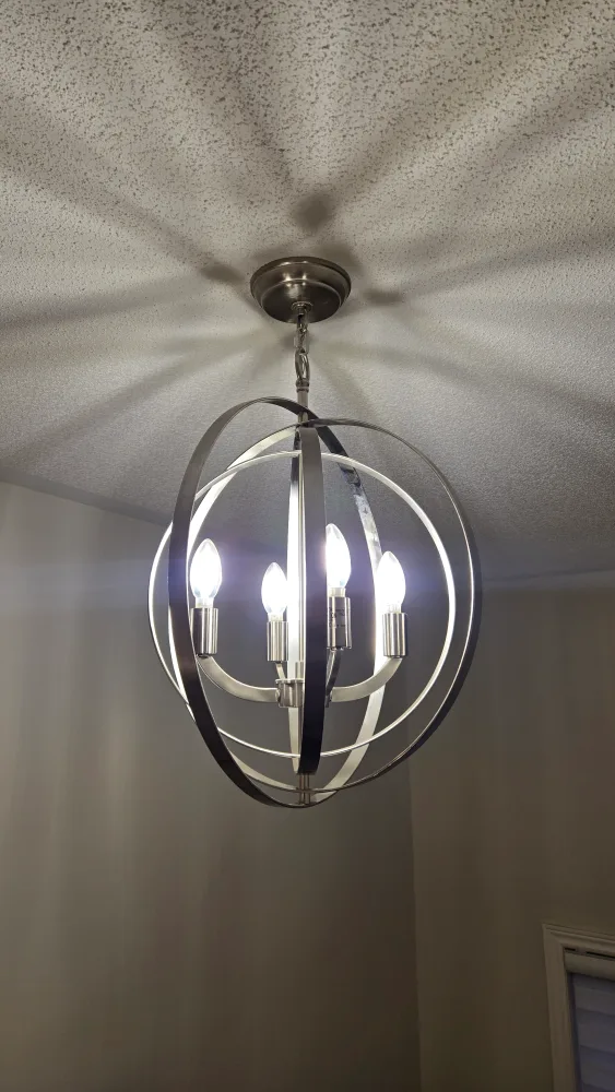 Stainless Steel Hanging Light Fixture image indicator(3)