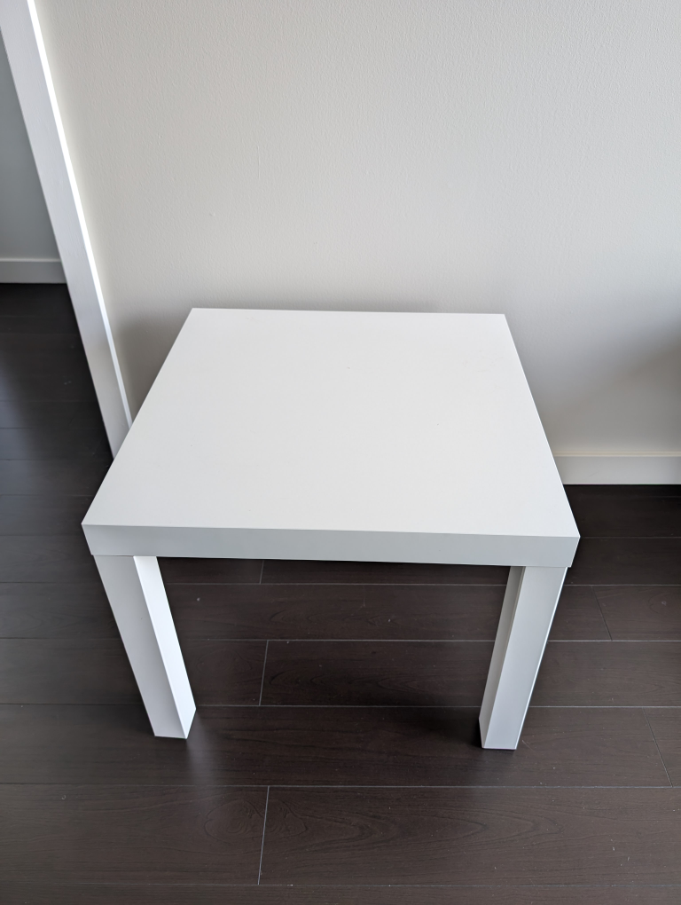 White Square Coffee Table
