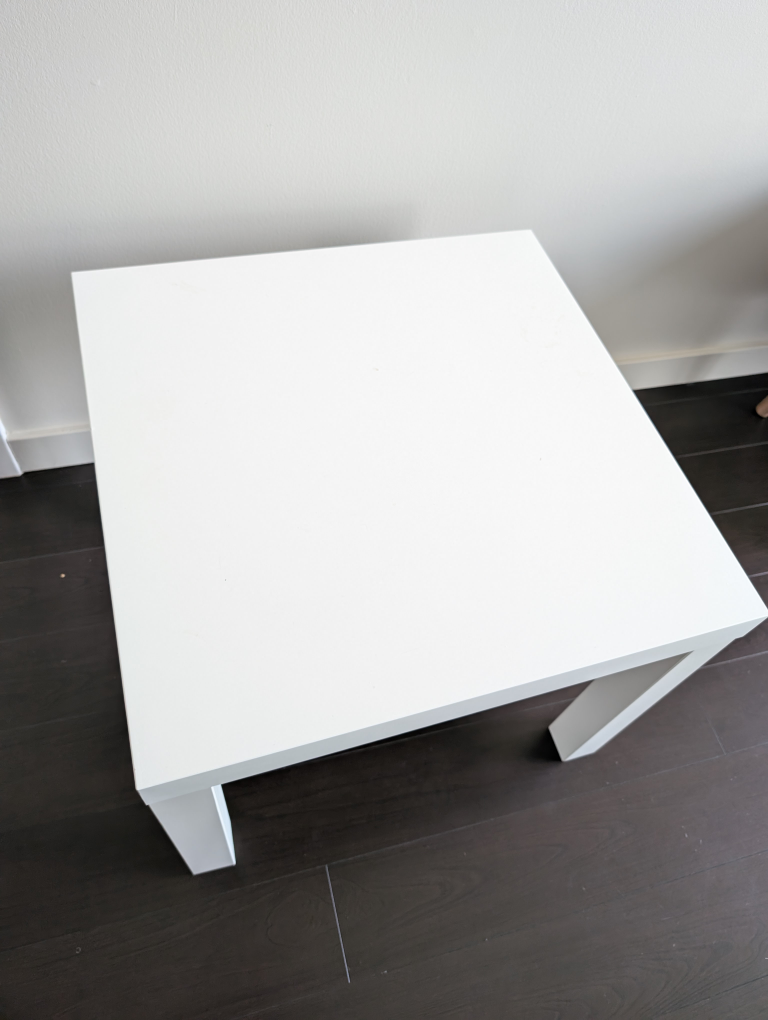 White Square Coffee Table - photo 3