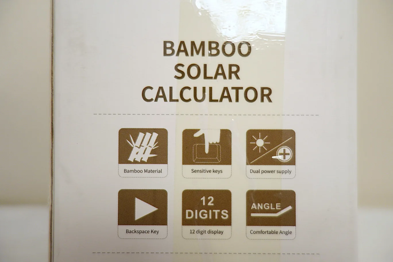 NEW Bamboo Solar Calculator - 12 Digit Display image indicator(6)