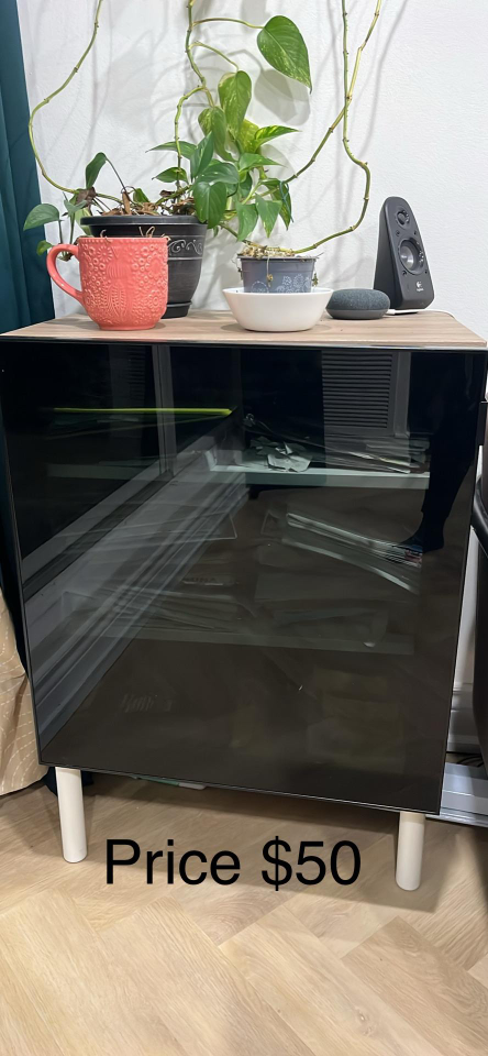 black glass door cabinet BEST IKEA