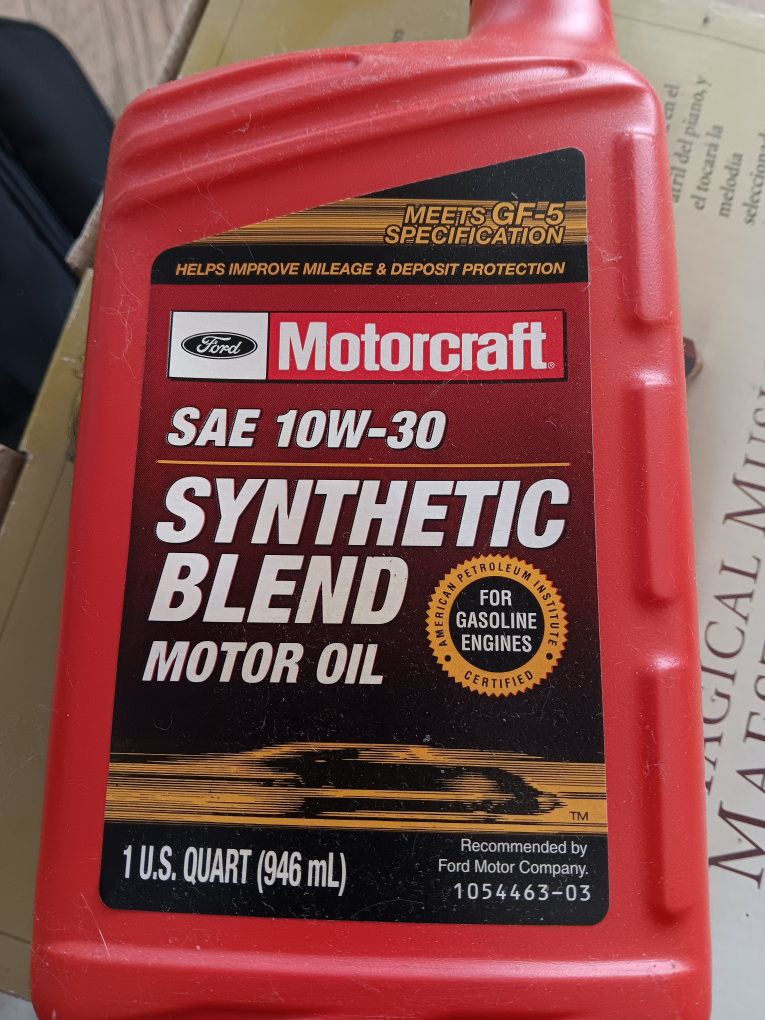 Ford Motorcraft 10W-30 Synthetic Blend Motor Oil - 4 Quarts