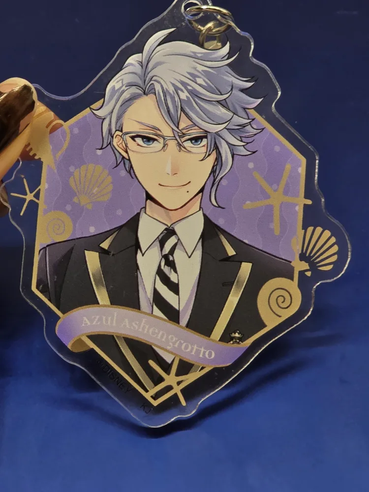 Disney Twisted Wonderland Azul Ashengrotto Acrylic Keychain image indicator(2)