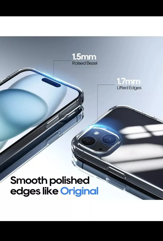 iPhone 15 6.1 inch Clear Case with Screen Protector image indicator(6)