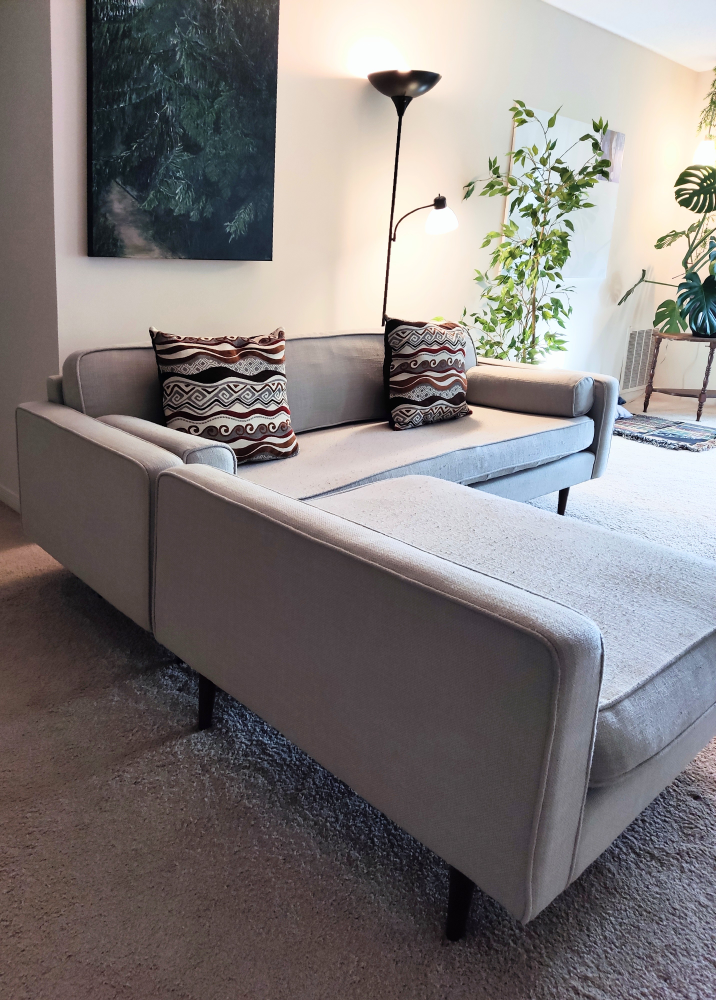Couch - Modern Sectional Sofa with Chaise Lounge