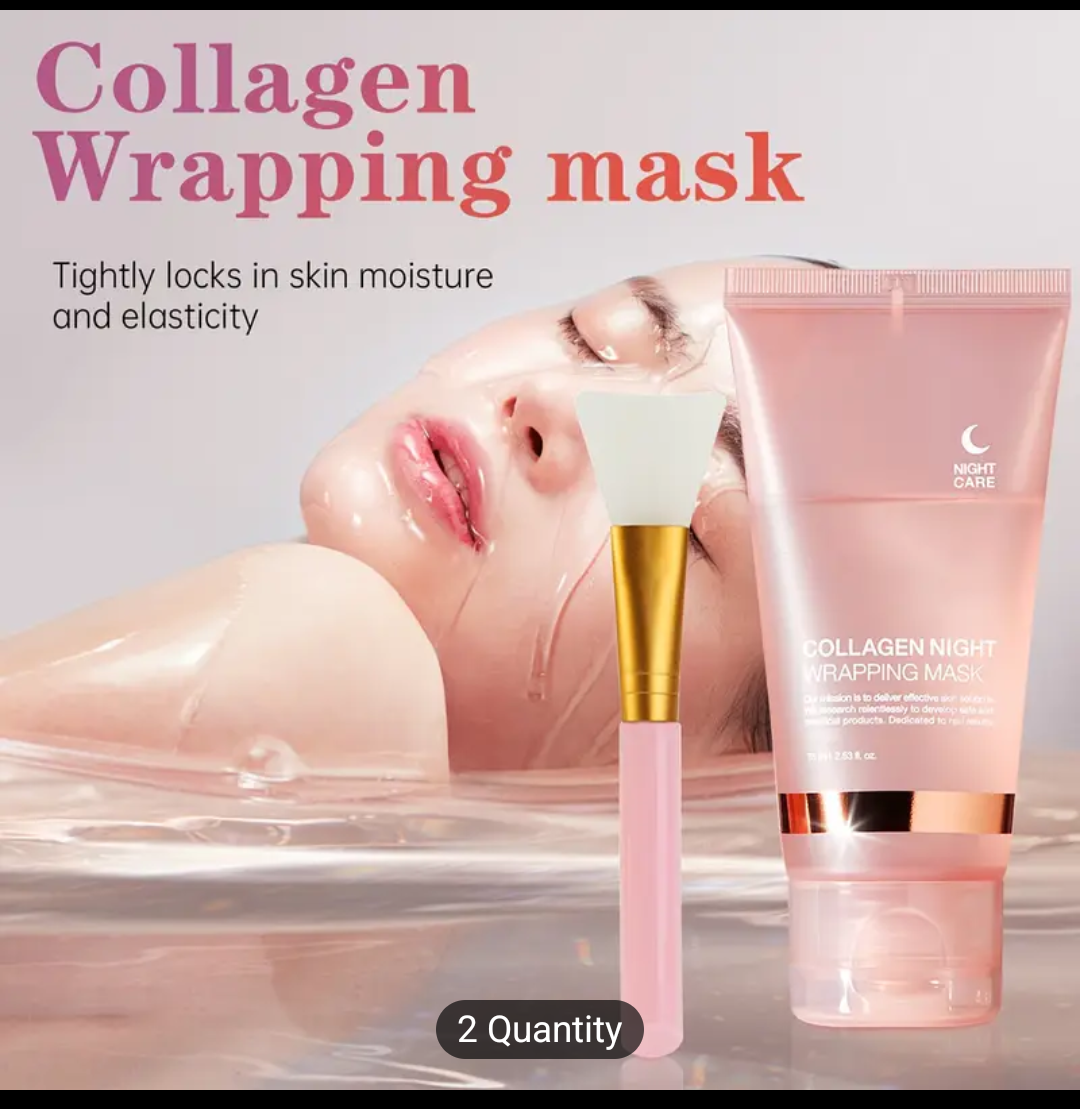 Night Care Collagen Night Wrapping Mask 1pc - photo 3