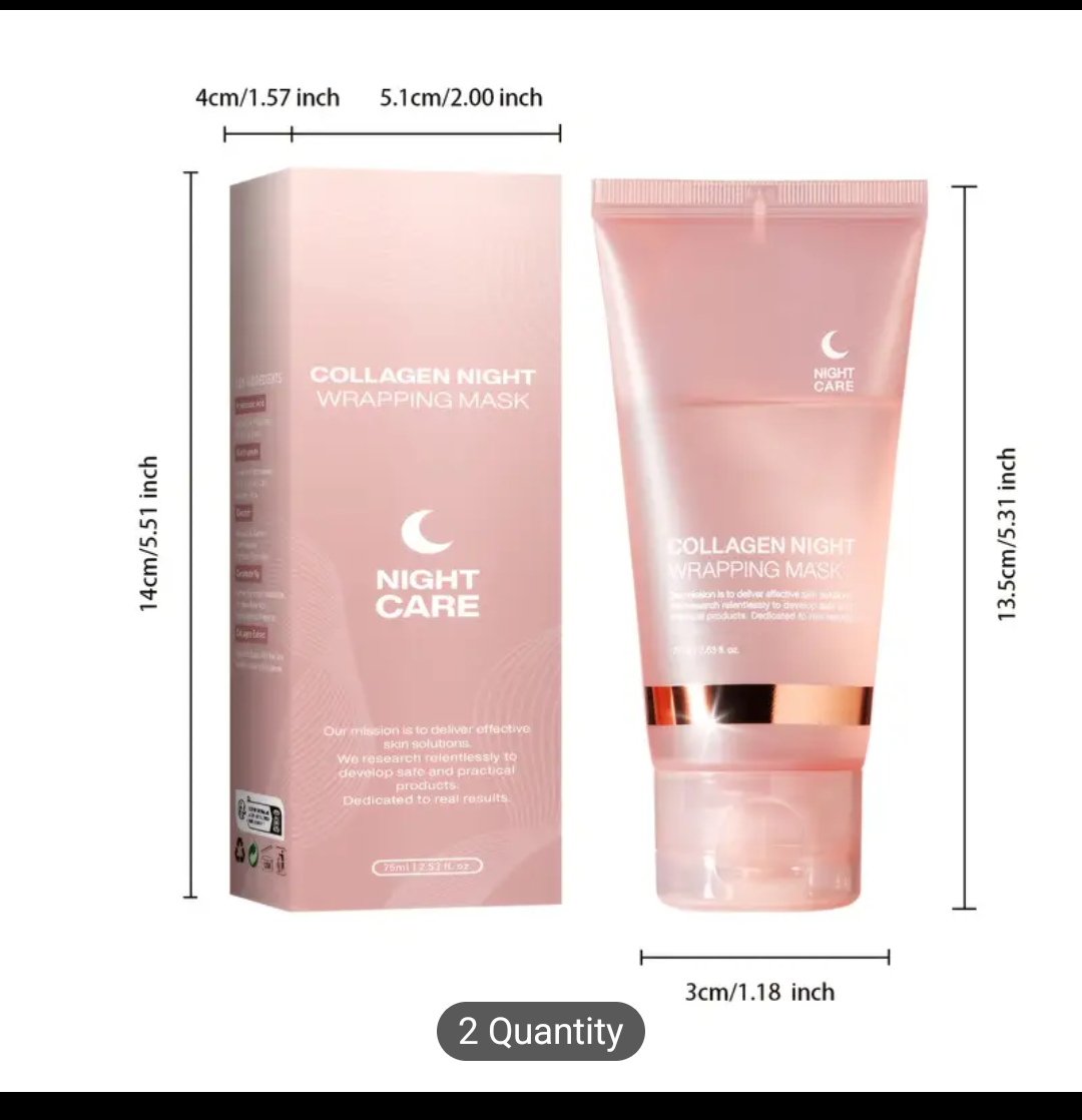 Night Care Collagen Night Wrapping Mask 1pc - photo 4