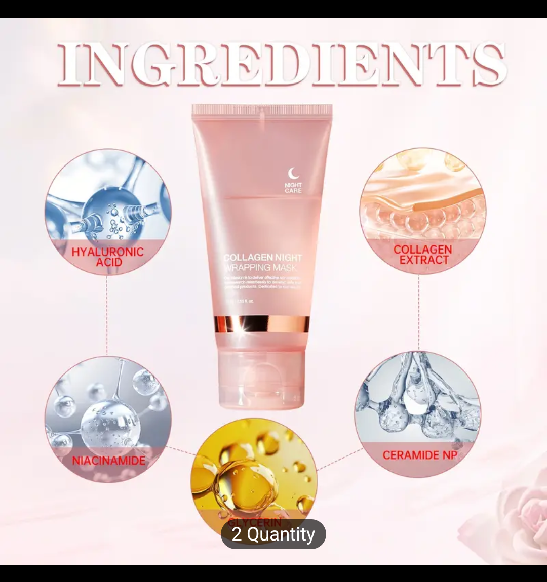 Night Care Collagen Night Wrapping Mask 1pc - photo 5