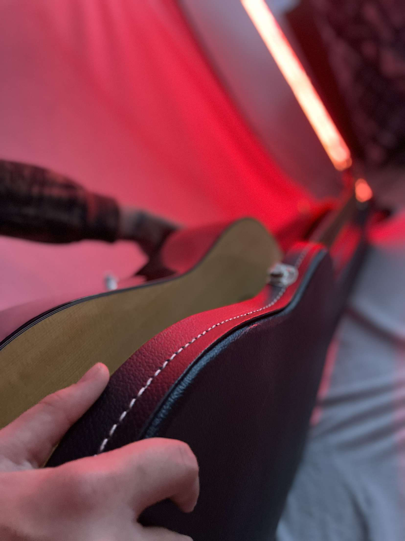 Acoustic Guitar with Case - photo 3