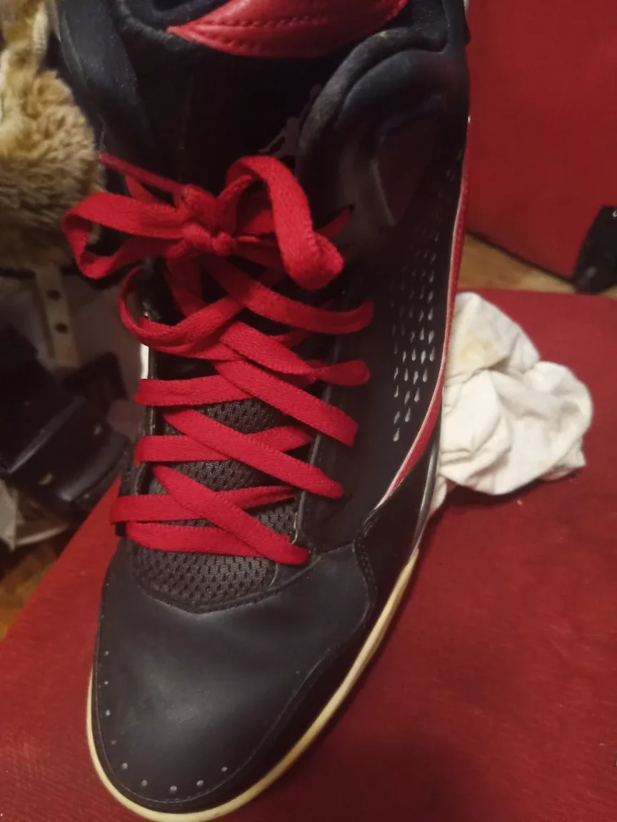 Jordan Flight 45 High Top Sneakers - Men's Size 12 image indicator(6)