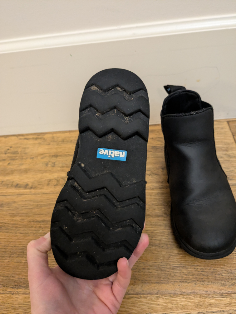 Native Kids' Black Chelsea Boots - photo 3
