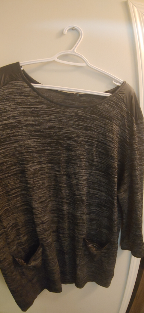 Women's Grey Three-Quarter Sleeve - photo 2