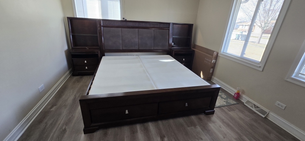 King Size Bedroom Set with Storage