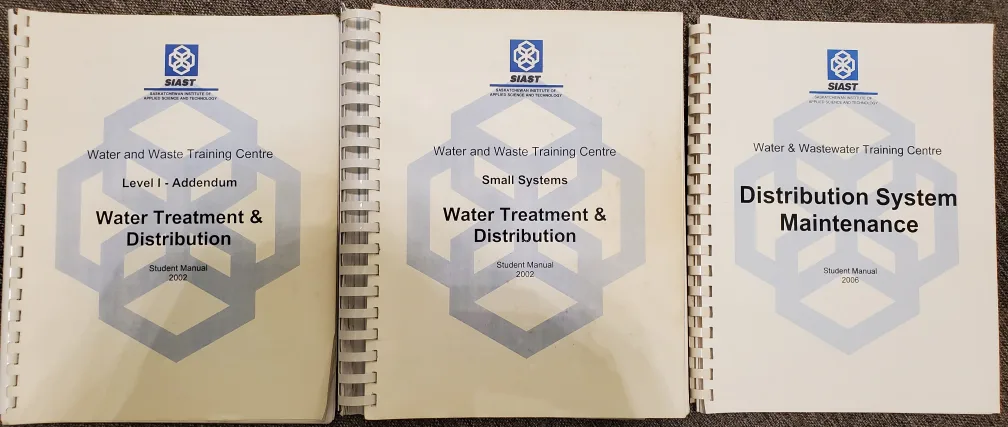 SIAST Water Treatment & Distribution Manuals thumbnail