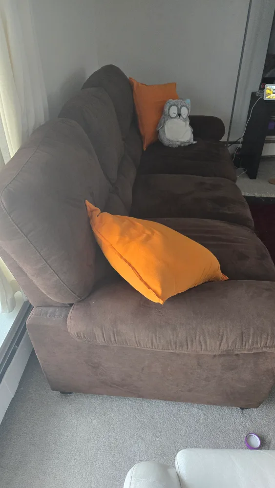 Brown Reclining Sofa image indicator(4)