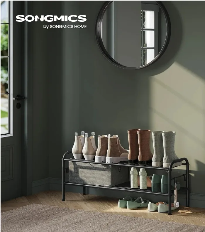 SONGMICS 2-Tier Shoe Rack image indicator(3)