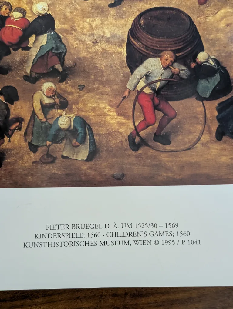Pieter Bruegel the Elder's Children's Games Poster Print image indicator(2)