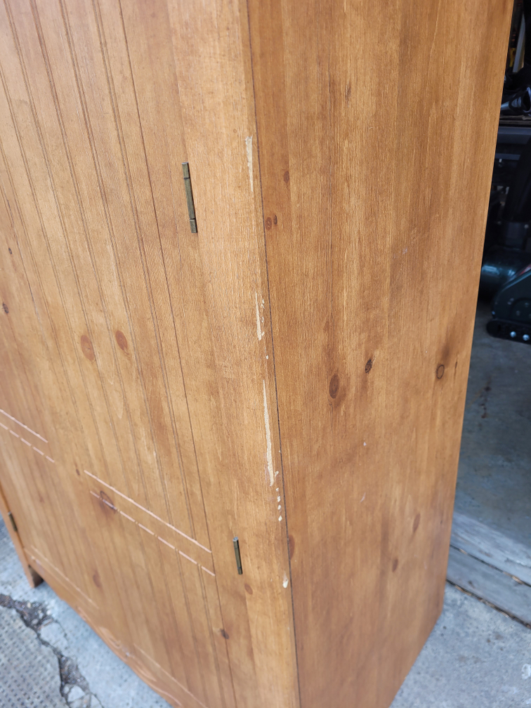 Wooden computer / Storage Cabinet with Pull-Out Shelf - photo 4