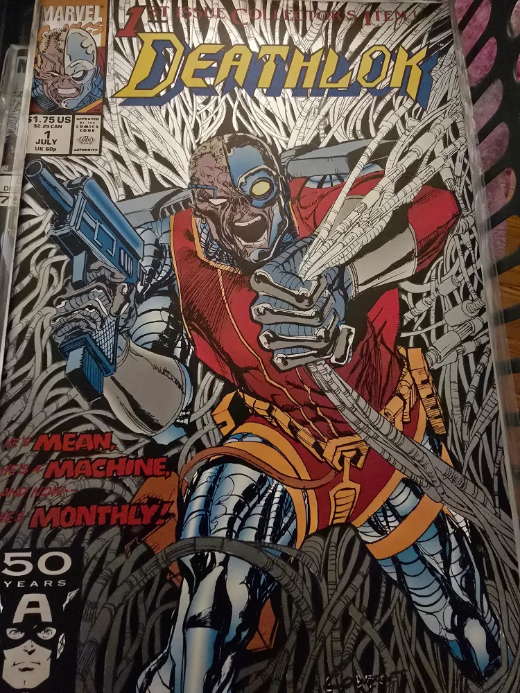 Marvel Comics Deathlok #1, #15, and #25 image indicator(3)