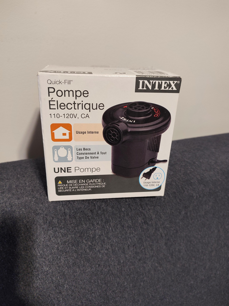 INTEX Queen Inflatable Air Mattress and Electric Pump - photo 3