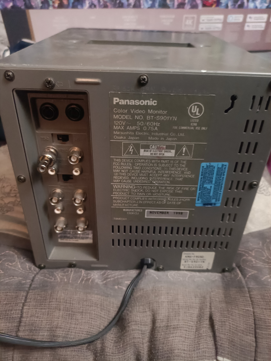 9 inch panasonic pvm svideo composite - photo 3