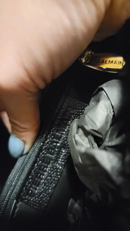 Pierre Balmain Black Patent Leather bag with Bamboo Handles image indicator(4)