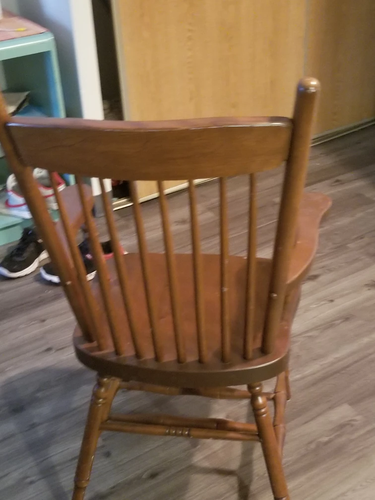 hardwood chair - photo 2