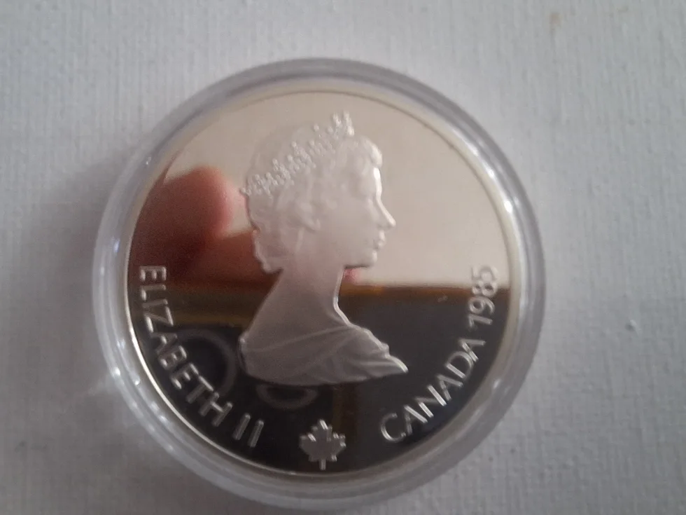 Calgary 1988 Sterling Silver Olympic Winter Coins image indicator(10)