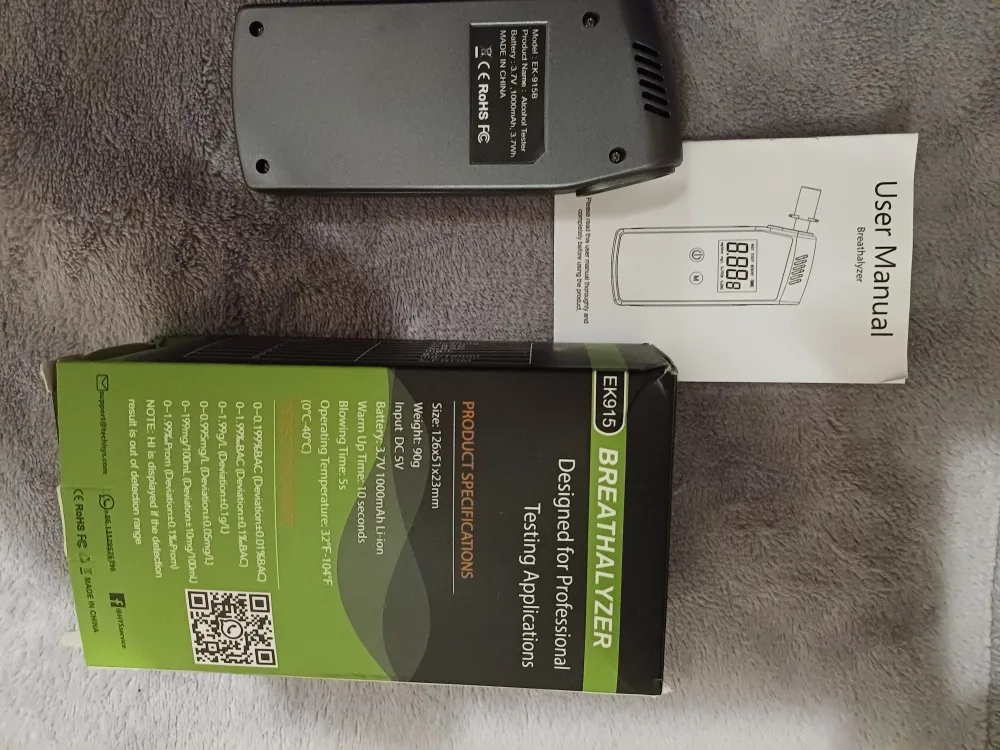 NEW EK915 Fuel Cell Sensor Breathalyzer image indicator(2)