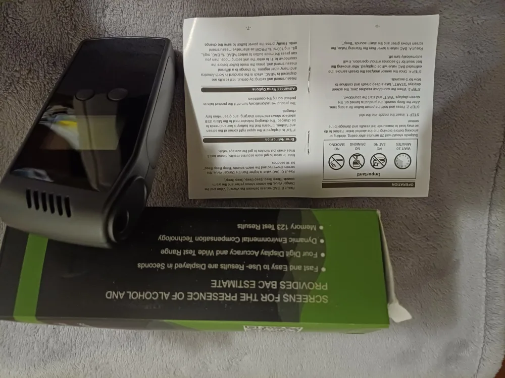 NEW EK915 Fuel Cell Sensor Breathalyzer image indicator(3)