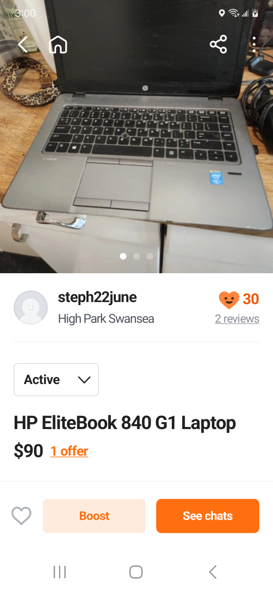 HP EliteBook 840 G1 Laptop - photo 3