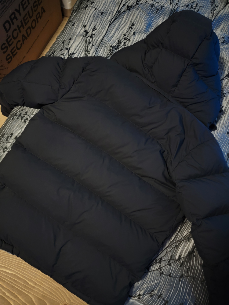 Men's Black Super Puff Jacket - Size M - photo 3