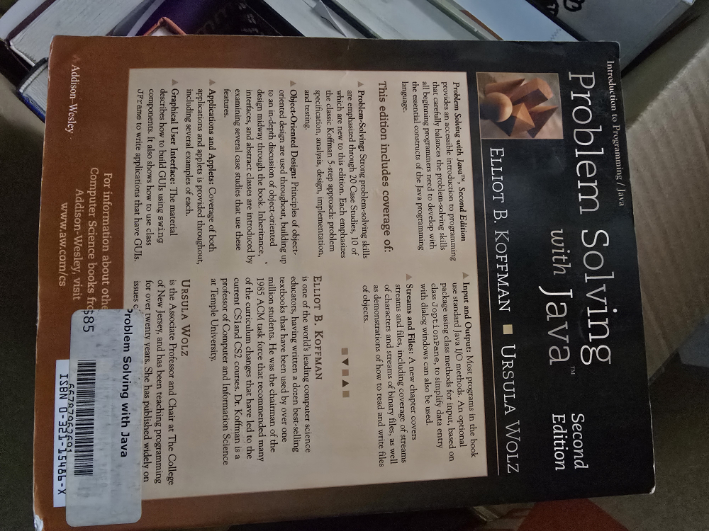 Problem Solving with Java, Second Edition Textbook - photo 2