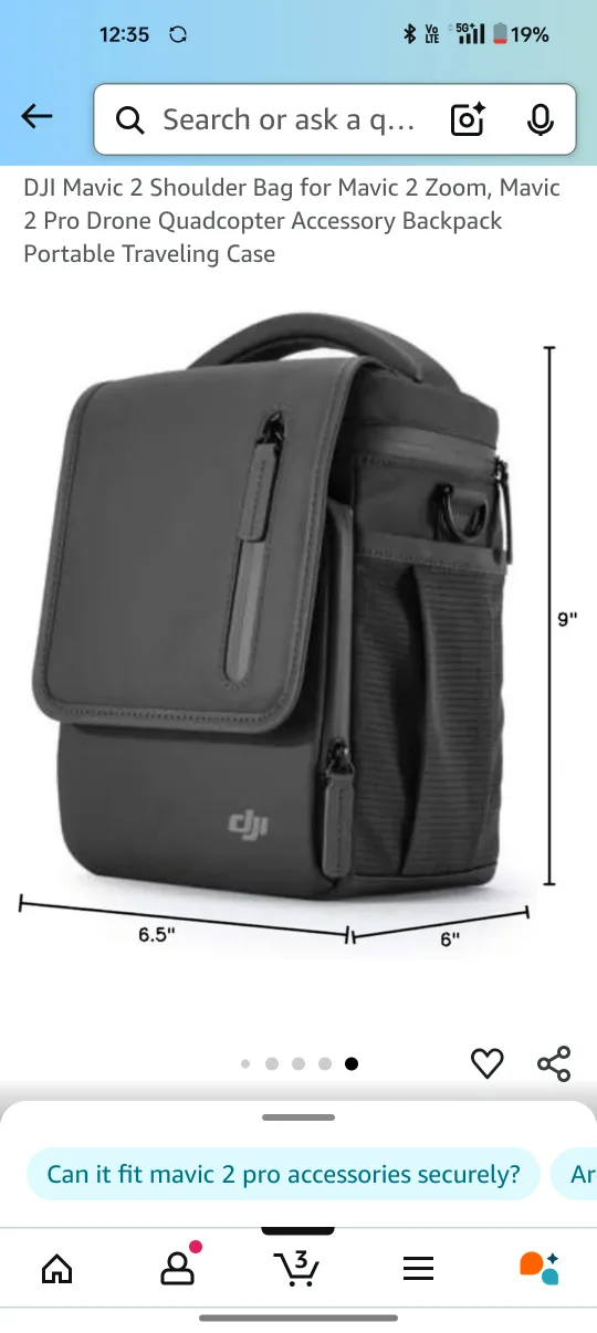 DJI Mavic 2 Shoulder Bag for Drone Accessories image indicator(2)
