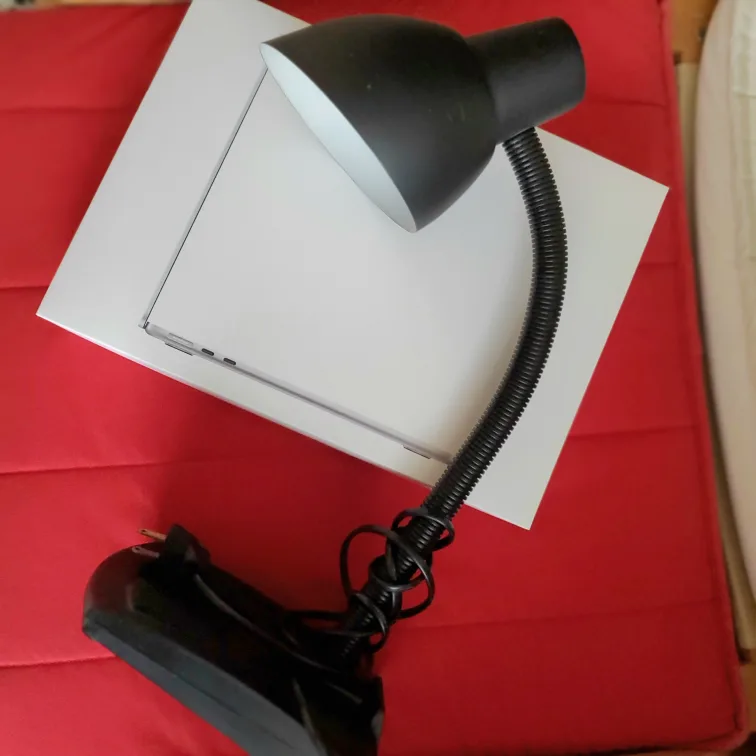 🧡 Black Desk Lamp with Flexible Gooseneck image indicator(2)