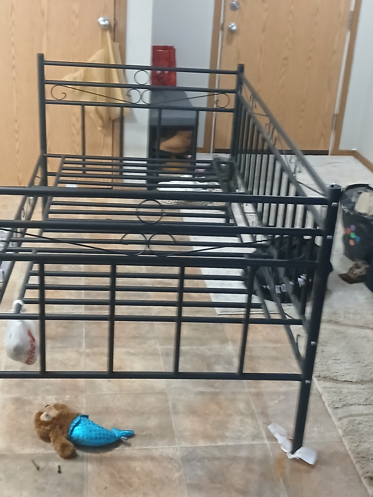 Black Metal Daybed Frame