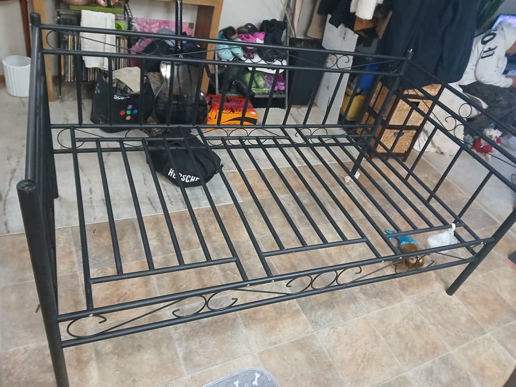 Black Metal Daybed Frame - photo 2