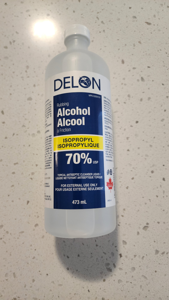 Delon 70% Rubbing Alcohol - 473ml