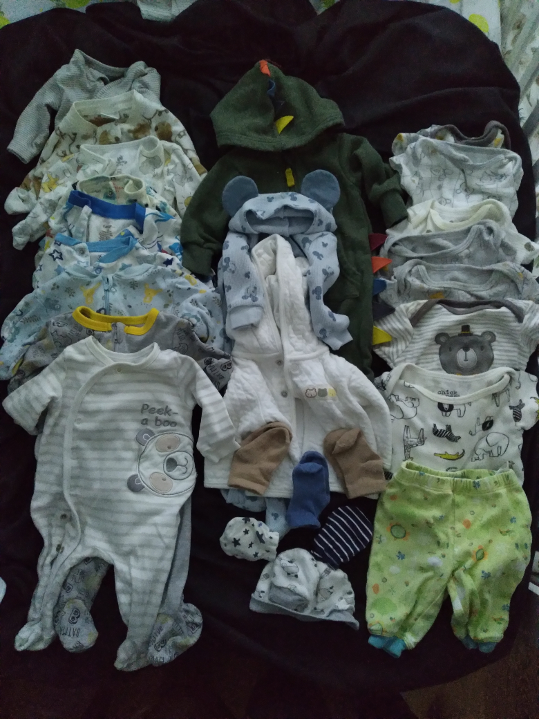 Baby Clothes Variety Bundle - Newborn - 3 Months