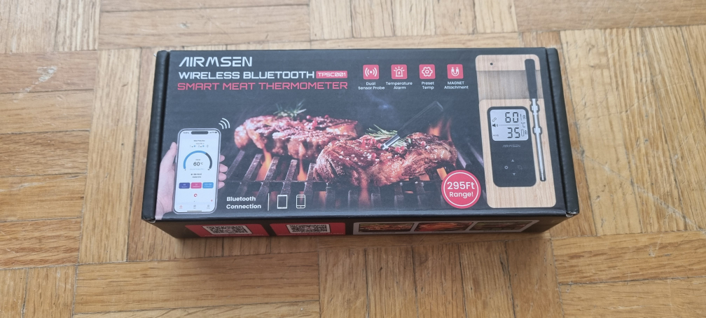 AIRMSEN Wireless Bluetooth Smart Meat Thermometer - photo 4