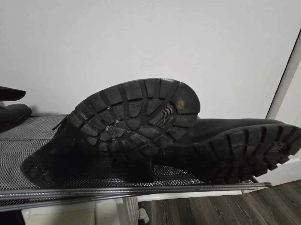 Women's Black Leather long Boots image indicator(5)