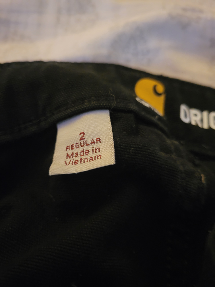 Carhartt Size 2 Black Work Pants - photo 2