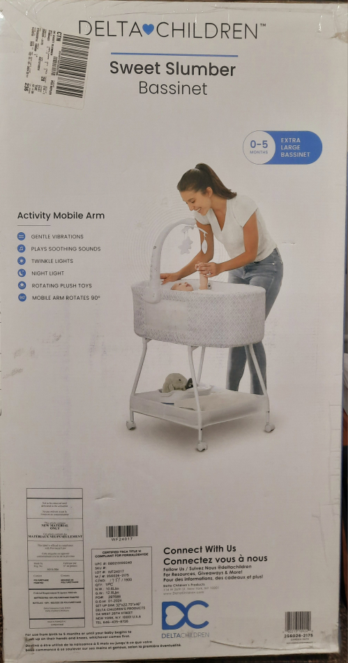 Delta Children Sweet Slumber Bassinet