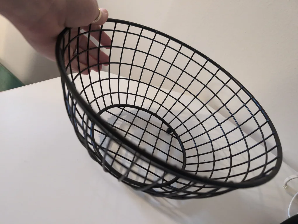 Black Wire fruit Bowl thumbnail