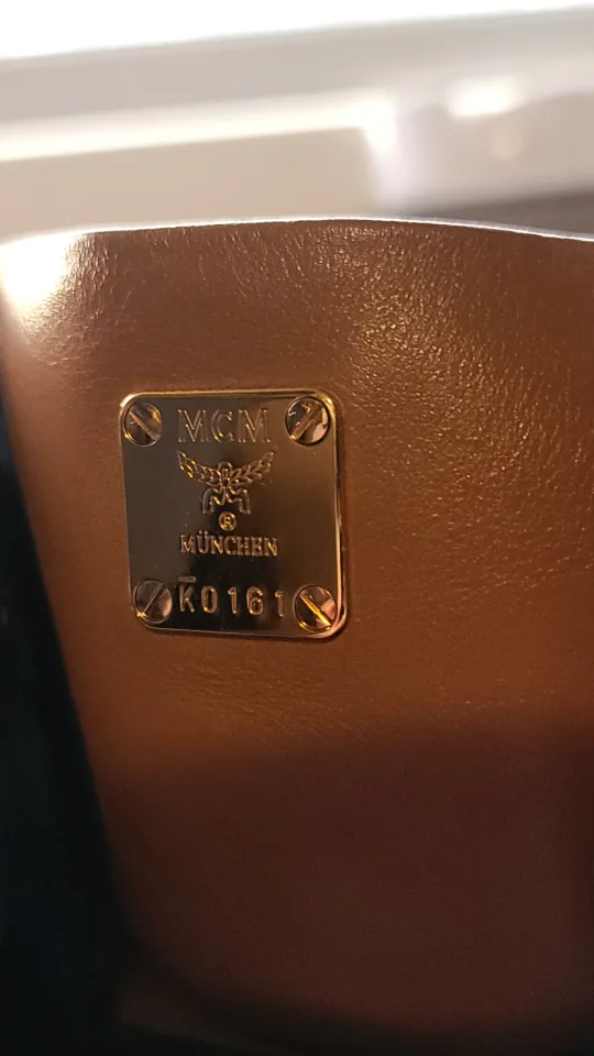 MCM Brown Leather Visetos High Top Sneakers image indicator(2)