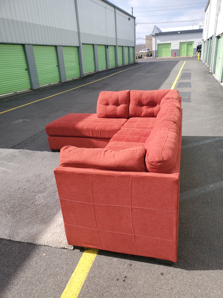 ASHLEY Red Sectional Sofa (DELIVERY AVAILABLE) - photo 5