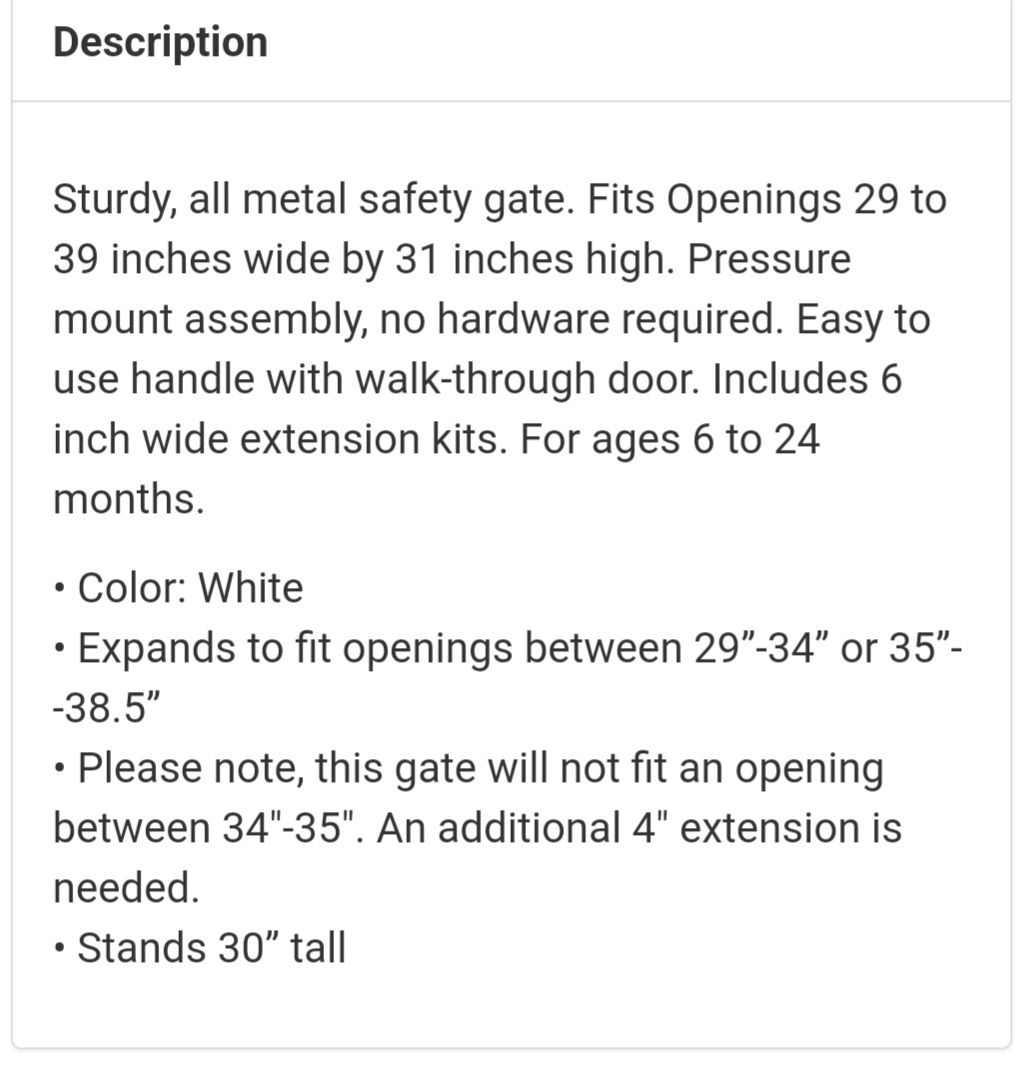 Regalo Easy Open and Close Walk-Thru Baby Gate - photo 3