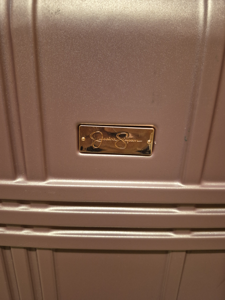 Rose Gold Jessica Simpson Suitcase - photo 2